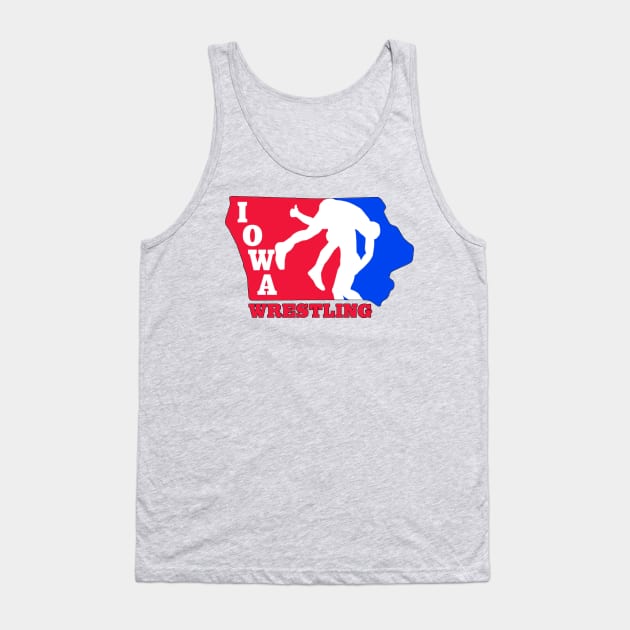 Iowa Wrestling Tank Top by Shampuzle's